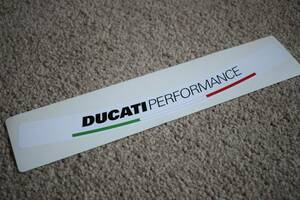 海外　限定品　送料込み　DUCATI performance ドゥカティ イタリア 300x 30mm 車 バイク ステッカー