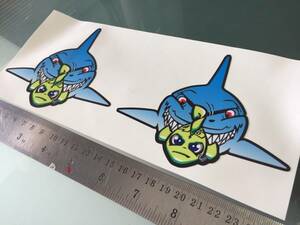 海外　限定品　送料込み　送料無料 Rossi Misano Shark DECALS STICKERS バレンティーノ ロッシ オートバイレーサー ステッカー