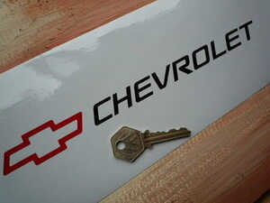 海外　限定品　送料込み　Chevrolet シボレー アメリカ GM メーカー ロゴ 240mm x 23mm 車 バイク ステッカー