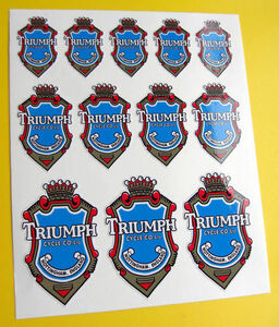 海外　限定品　送料込み TRIUMPH Motorcycles Decal Sticker トライアンフ ステッカー シール デカール セット