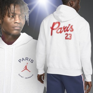 Новый тег L Size Nike Jordan Paris Saint -Head Man Overhead Parker &amp; Sweat Jogger Setup