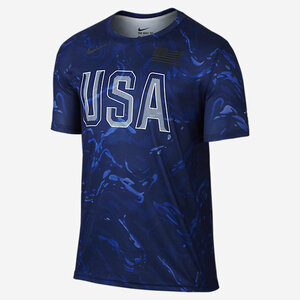 新品タグ付き Lサイズ 2016FALLモデル 店舗完売 ナイキ Nike USAB BRANDED Dri-Fit T-Shirt RIO OLYMPIC USA デッドストック