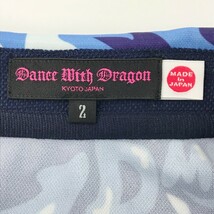 【1円】DANCE WITH DRAGON ダンスウィズドラゴン 半袖ポロシャツ 迷彩 カモフラ柄 ブルー系 2 [240001452887] レディース_画像5