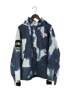 THE NORTH FACE◆Supreme/21FW/Bleached Denim Print Mountain Jacket/NP52100I