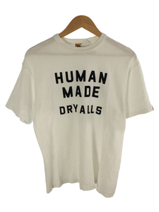 HUMAN MADE◆Tシャツ/M/コットン/WHT/白/DRAY ALLS/the future is in the past