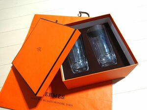 【新品未使用】エルメス HERMES ペアグラス