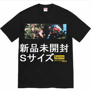 ☆Sサイズ 即決 21AW supreme x JUNYA WATANABE nature tee black Tシャツ COMME des GARCONS MAN CDG