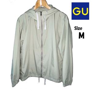 GU ジーユー 撥水加工 綿パーカー 男/女 サイズM