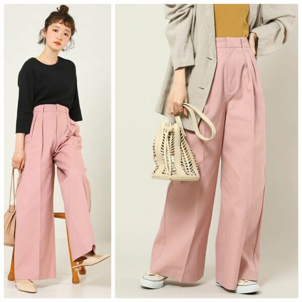 未使用 美品 フリークスストア × ファーラー 別注 タック ワイドパンツ 定価13200円 S FARAH × FREAK'S STORE TUCK WIDE PANTS