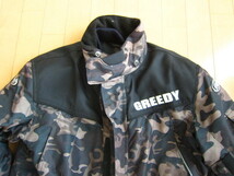 GREEDY(グリーディー) ライダースジャケット M バイクウェア（肘あて、肩あて有り）_画像3
