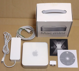 Apple Mac mini G4 1.33GHz/メモリフル増設/SSD 256GB/OSX Tiger 10.4.11＆OS9クラシック環境/コイン電池交換済み