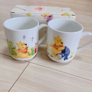 新品未使用★プーさん マグカップ 2個セット コーヒーカップ 食器