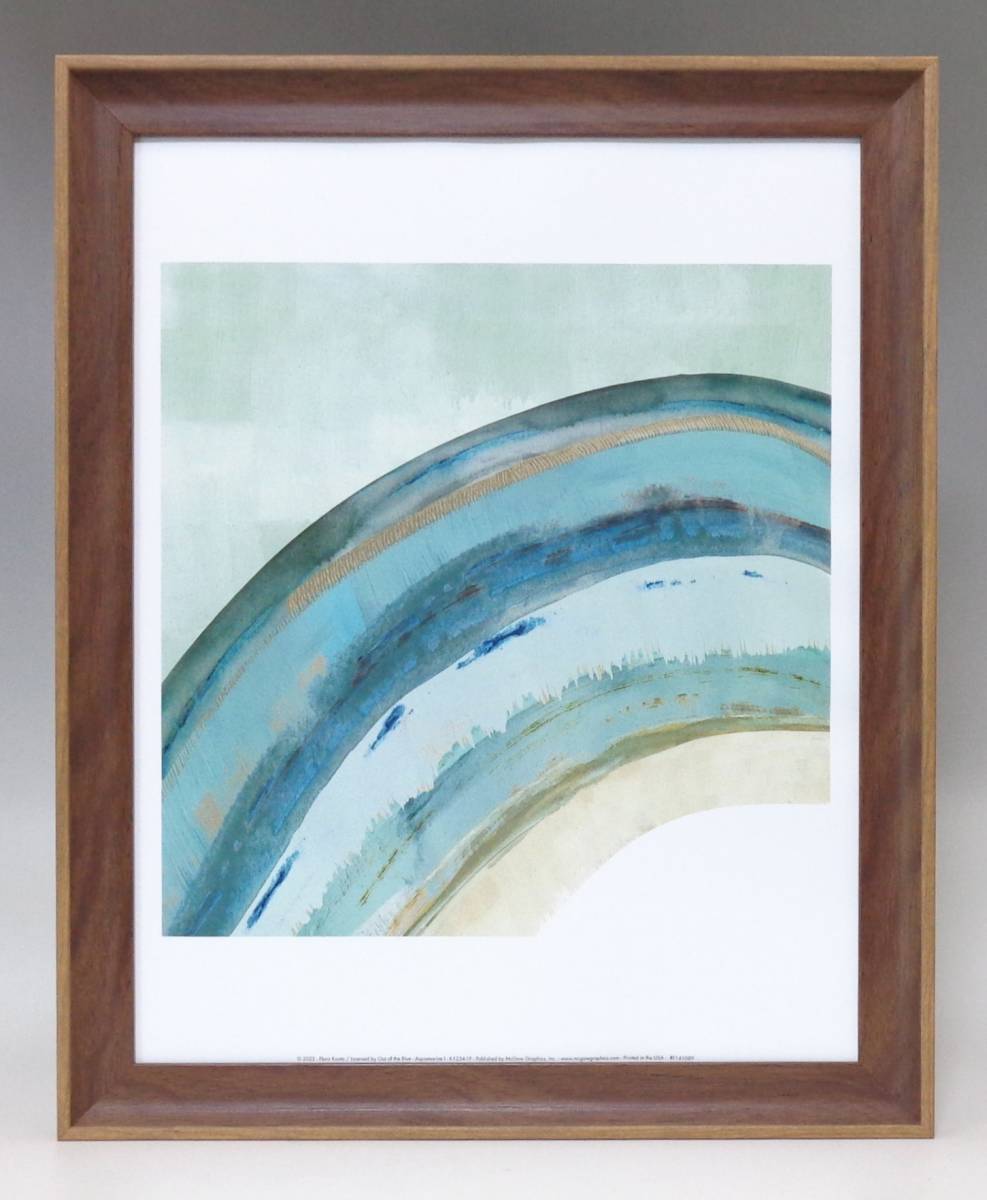 New☆Framed Art Poster★Painting☆Flora Kouta☆Abstract Painting☆Abstract☆Stylish☆Interior☆Sea☆For Stores☆Cafe☆428, Printed materials, Poster, others