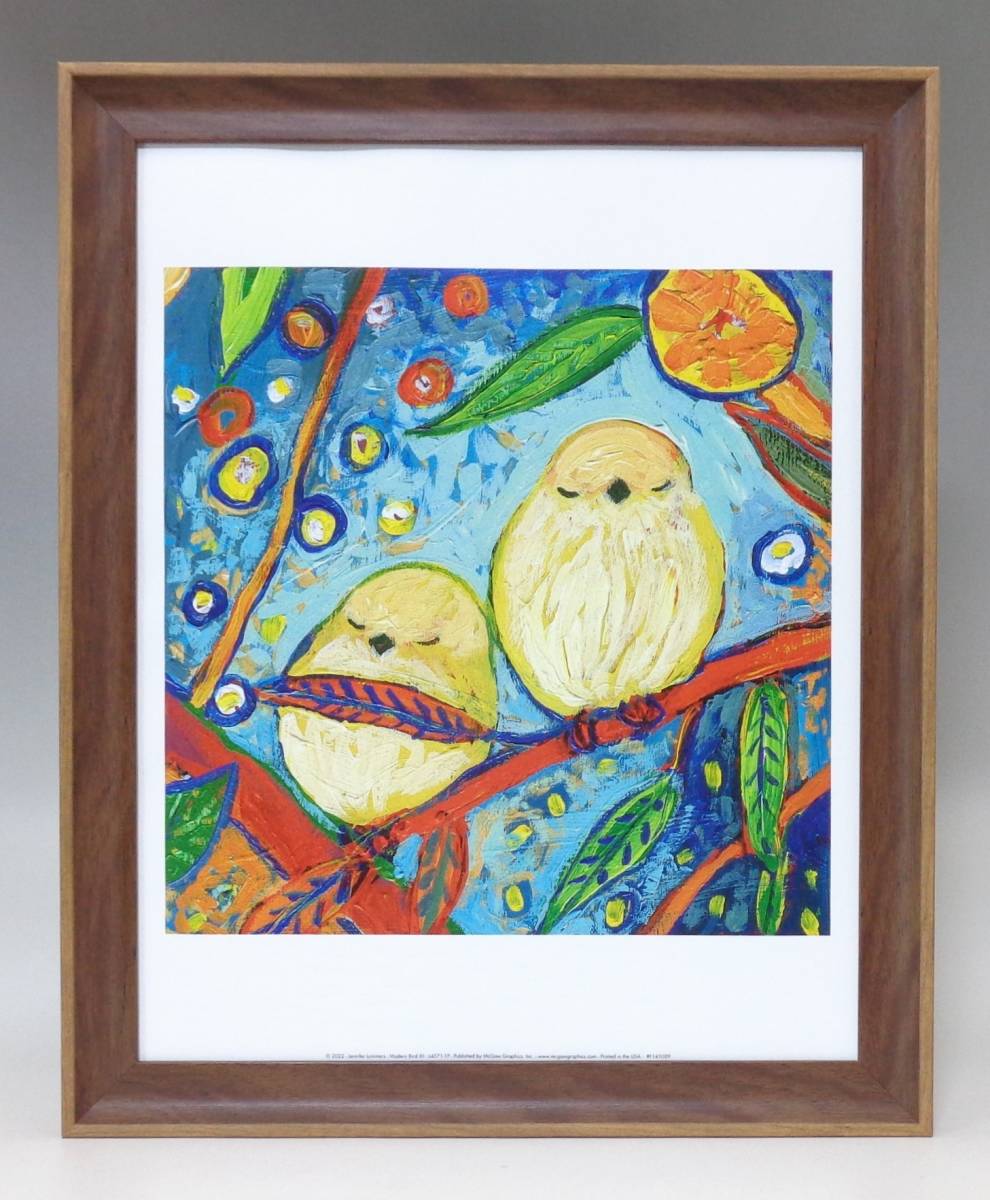 Brand new ☆ Framed art poster ★ Painting ☆ Jennifer Lommers ☆ Landscape painting ☆ Bird ☆ Colorful ☆ Healing ☆ Interior ☆ Cafe ☆ Animal ☆ Animal ☆ Apparel ☆ 454, printed matter, poster, others