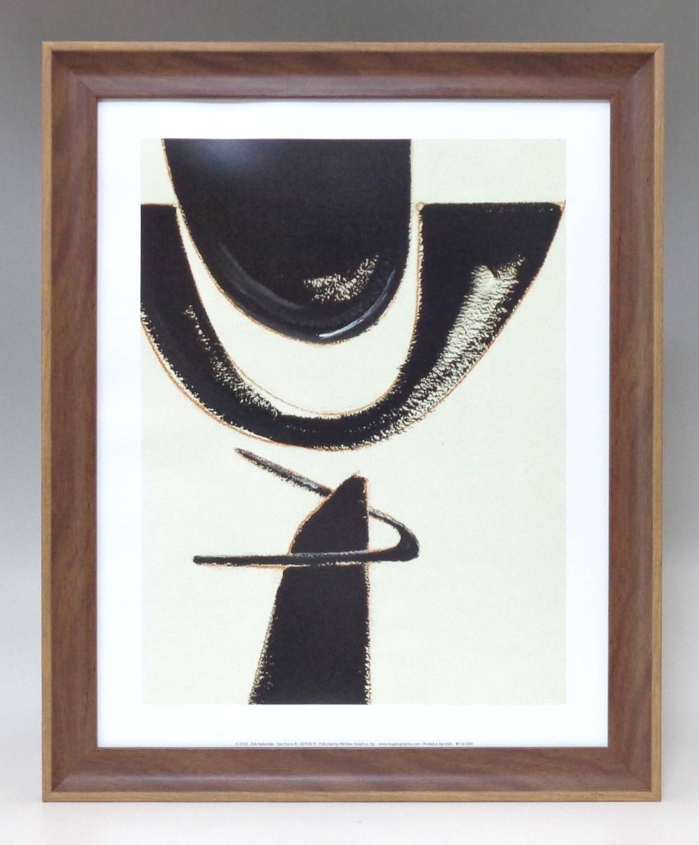 New☆Framed Art Poster★Painting☆Rob Delamater☆Abstract Painting☆Abstract☆Sea☆Shapes☆Wall Hanging☆Cafe☆Rare Item☆Store Recommendation☆Apparel☆549, Printed materials, Poster, others