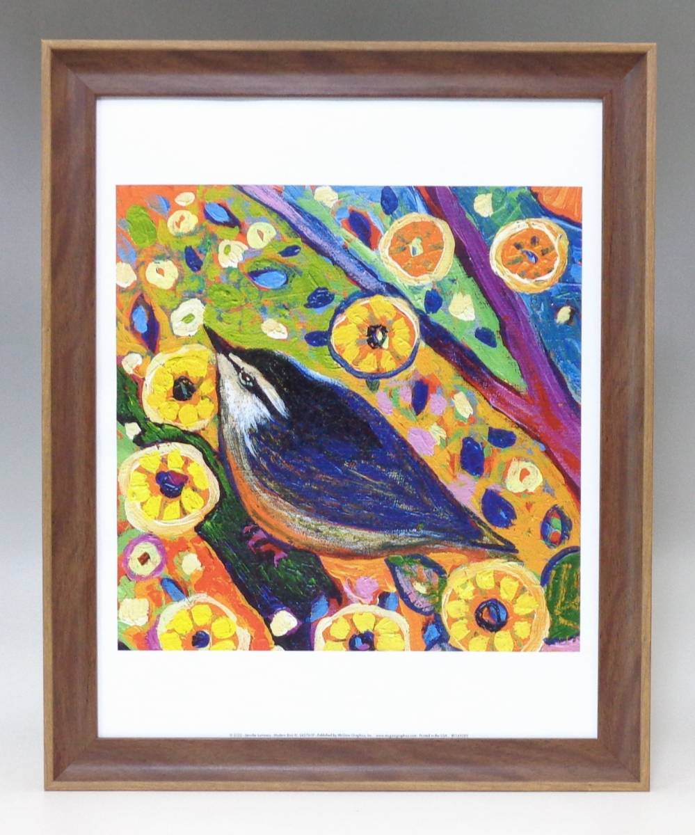 New☆Framed Art Poster★Painting☆Jennifer Lommers☆Landscape☆Bird☆Colorful☆Relaxing☆Interior☆Cafe☆Animals☆Animal☆Apparel☆453, Printed materials, Poster, others