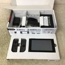 1円～ 動作確認済 初期化済 欠品 Nintendo Switch 本体 HAC-001 グレー_画像2