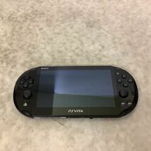 1円～ 動作確認済 初期化済 箱無 PS VITA 本体 PCH-2000 ブラック、ポーチ_画像2