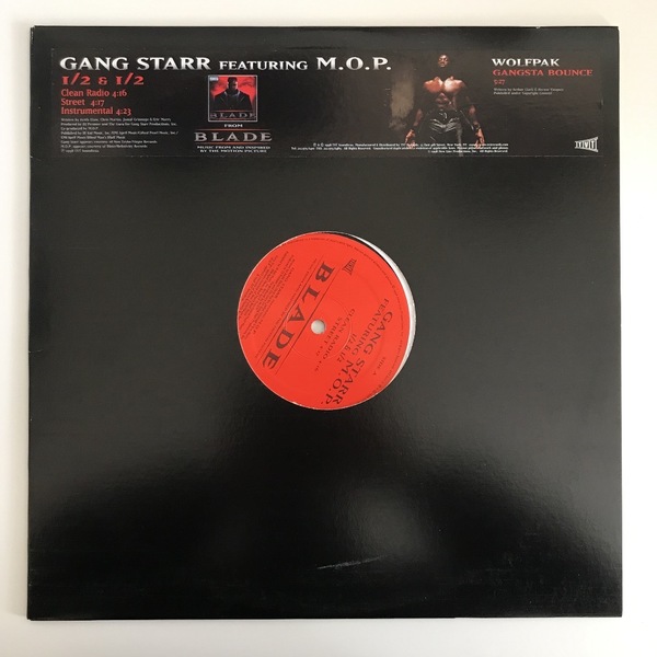 Gang Starr / Wolfpak - 1/2 & 1/2 (プロモオンリー) (Promo) (USオリジナル)