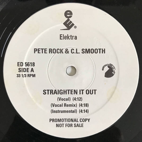 Pete Rock & C.L. Smooth - Straighten It Out / They Reminisce Over You (The Vibes Mix) (USオリジナル/プロモオンリー/Promo)