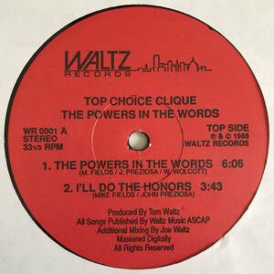 Top Choice Clique - The Powers In The Words