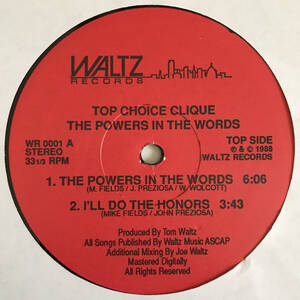 Top Choice Clique - The Powers In The Words