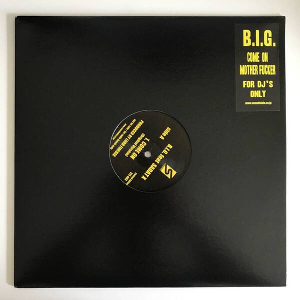 B.I.G. Feat Sadat X - Come On 300枚限定