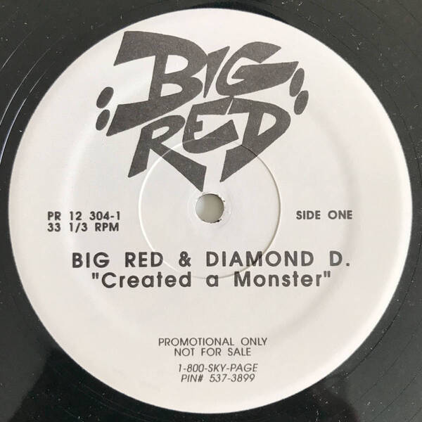 Big Red & Diamond D - Created A Monster (USオリジナル/プロモオンリー/Promo/マイナー/アングラ)