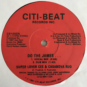 Super Lover Cee & Casanova Rud - Do The James... (Citi Beat Records)