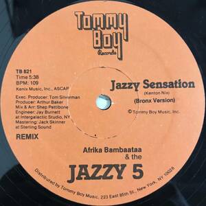 Afrika Bambaataa & The Jazzy 5 / Kryptic Krew - Jazzy Sensation