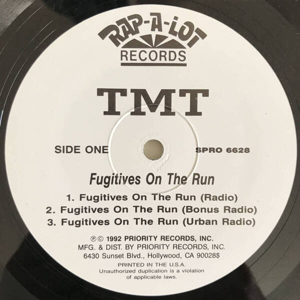 TMT - Fugitives On The Run (USオリジナル/マイナー/ニュースクール)