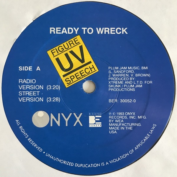 Figure Uv Speech - Ready To Wreck (USオリジナル/アングラ/ニュースクール)