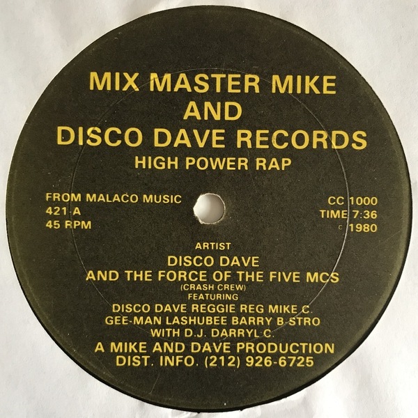 Disco Dave And The Force Of The 5 MCs - High Power Rap