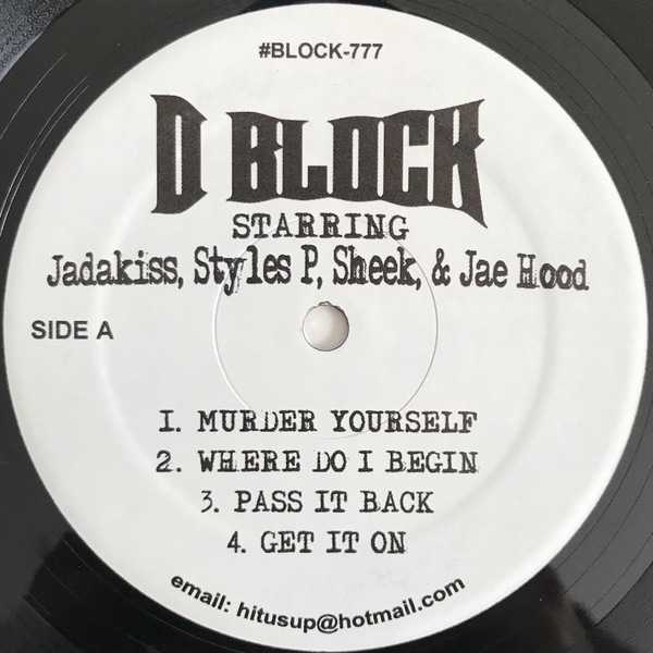 D-Block - Murder Yourself (USオリジナル/プロモオンリー/Promo)