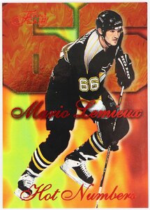 P◇中古品◇トレカ Mario Lemieux/マリオ・ルミュー 96-97 Flair Hot Numbers 7 of 10 Pittsburgh Penguins アイスホッケー