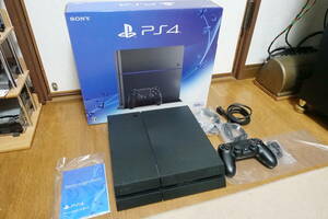 極上品　PlayStation4 プレステ4　CUH-1200AB01 500GB ジェットブラック 付属品　全有 動作確認済み　1円～