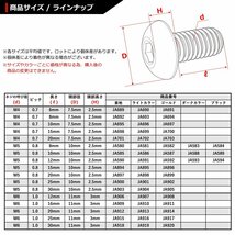 M6×20mm P1.0 64チタン合金 トラスヘッド 六角穴付き ボタンボルト シルバーカラー 車/バイク/自転車 1個 JA912_画像2