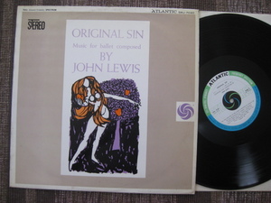 ☆☆JOHN LEWIS♪ORIGINAL SIN モダンジャズ・バレエ組曲/原罪☆Atlantic 日本ビクター SMJ-7020☆国内初回ペラジャケLP☆☆