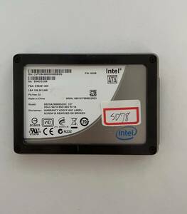 使用時間13662時間　INTEL SSD 80.0GB フォーマット（初期化）は済み　動作確認済み 　SD78