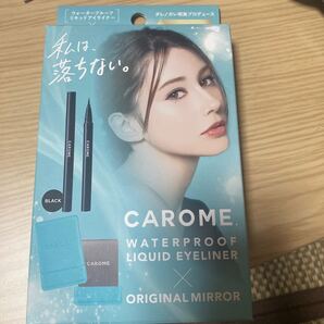 【2月27日 ポイント10%】 CAROME. (カロミー) リキッドアイライナーBKミラー付セット (BK) メイクアップキット