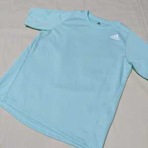 +AI66 adidas Adidas child Kids 150 man girl man and woman use short sleeves T-shirt cut and sewn green mint green sport wear 