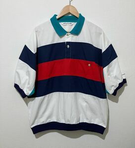 80’s Pierre Cardin ピエールカルダン ボーダー柄 半袖プルオーバーシャツ ヴィンテージ サイズ L