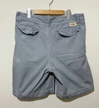 A&F Abercrombie & Fitch アバークロンビーアンドフィッチ ヒッコリー素材 ダメージ加工 パンツ ヴィンテージ加工 サイズ 32_画像2