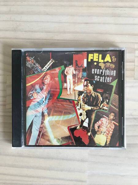 FELA KUTI/Everything Scatter/CD/フェラクティ/アフリカン/ワールドミュージック/アフロビート