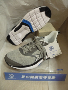  repeat customer coming out one after another! Asahi foot care [ production *.*.] joint development! medical specifications full load. comfort shoes birth 001 gray 26.0.