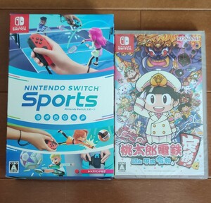 新品未開封品 2つセット Nintendo Switch Sports 桃太郎電鉄 昭和 平成 令和も定番！