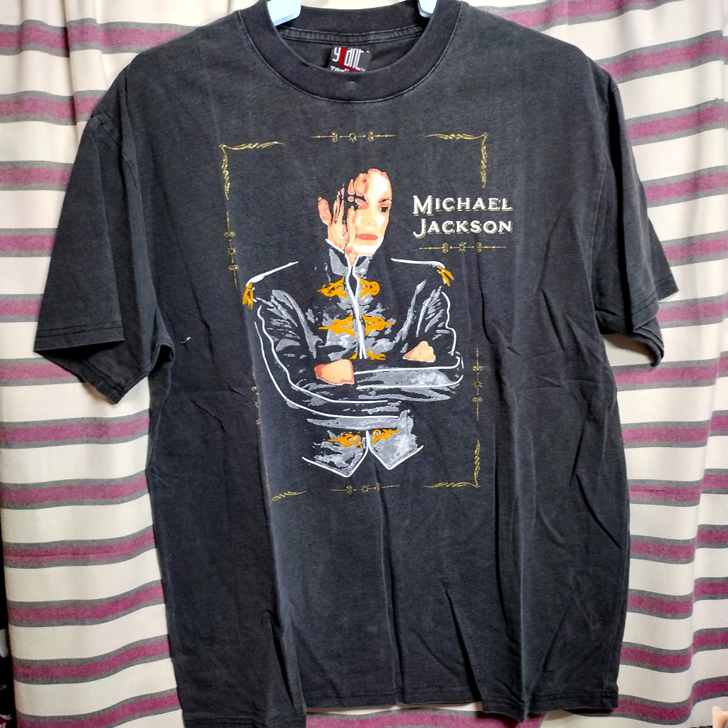 ヤフオク! -「マイケルジャクソン ツアーtシャツ」(Tシャツ) (記念品 
