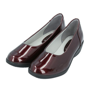 * wine * 24cm rain shoes pumps mail order pansy 4937 brand pansy lady's shoes rain shoes pain . not beautiful legs Flat si