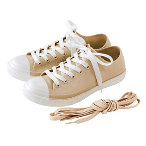 * beige * S(23-23.5cm) rain sneakers lady's mail order sneakers . rain combined use rain rainy season rain boots rain shoes rain shoes ..