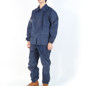 * 55. navy * 3L size rain tuck raincoat kaji make-up rainwear bicycle man and woman use rainsuit standard rain jacket re
